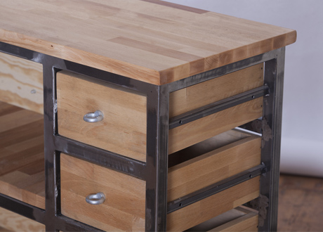 Création de bureau sur mesure en métal près de valenciennes